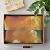 Hübsche orange Rose Seidenpapier (Geschenk)