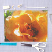 Hübsche orange Rose Seidenpapier (Handwerk)