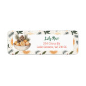 Hübsche Orangenscheiben und Kiefernzweige (Vorne)