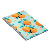 Hübsche Orangenzitrone Notizblock (Rechte Seite)