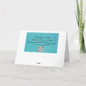 Hübsche Orchideen Blume Bibel Verse Kunst Karte (Rückseite)