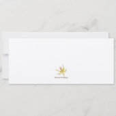 Hübsche Orchids Hochzeitkarte Einladung (Rückseite)