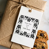 Hübsche orientalische Blume hergestellt mit Liebe Gummistempel