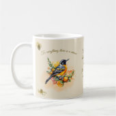 Hübsche Oriole Songbird-Tasse mit Biokosatz Kaffeetasse (Links)