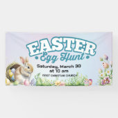 Hübsche Ostereierjagd Außenbereich Banner (Horizontal)