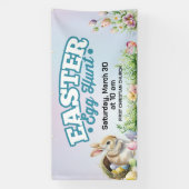 Hübsche Ostereierjagd Außenbereich Banner (Vertikal)