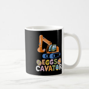 Hübsche Ostereierjagd mit Lastwagen und Baugewerbe Kaffeetasse