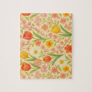 Hübsche Ostern-/Frühjahrsblumen Puzzle