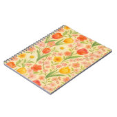 Hübsche Ostern-/Frühjahrsblumenmuster Notizblock (Linke Seite)