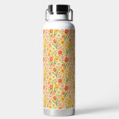 Hübsche Ostern-/Frühling-musterblumen Trinkflasche (Rückseite)