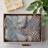 Hübsche Owls Seidenpapier (Geschenk)