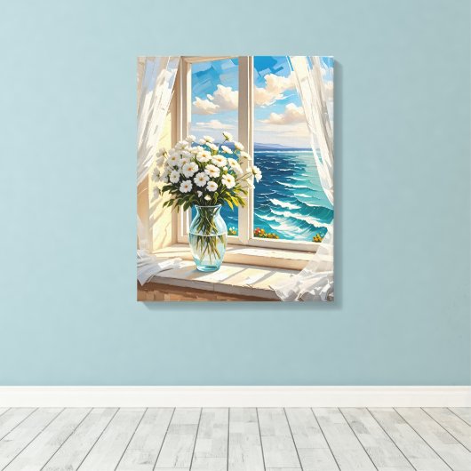 Hübsche Ozeanszene Leinwanddruck (Insitu (Holzboden))