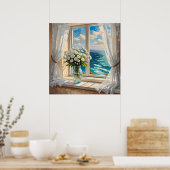 Hübsche Ozeanszene Poster (Küche)