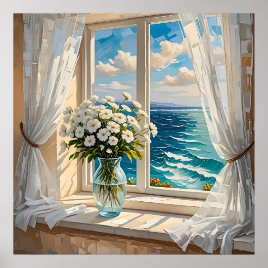 Hübsche Ozeanszene Poster (Vorne)