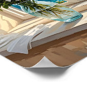 Hübsche Ozeanszene Poster (Ecke)