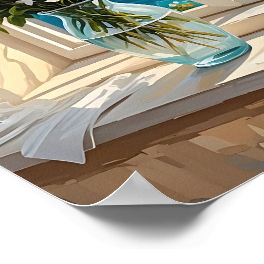 Hübsche Ozeanszene Poster (Ecke)