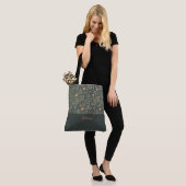 Hübsche Paisley-Tasche mit Monogramm Tasche (Am Model)