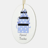 Hübsche Pakete für einen Sonderlehrer Keramikornament (Links)