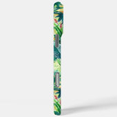 Hübsche Palmen Grünflächen | Anfangsmonogramm Case-Mate iPhone Hülle (Rückseite / Rechts)