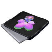 Hübsche Pansy-Laptop-Tasche Laptopschutzhülle (Vorne Knopf)