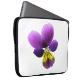Hübsche Pansy-Laptop-Tasche Laptopschutzhülle (Vorne Rechts)
