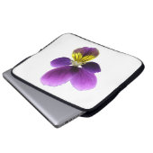 Hübsche Pansy-Laptop-Tasche Laptopschutzhülle (Vorne Knopf)
