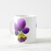 Hübsche Pansy Tasse (Vorderseite Links)