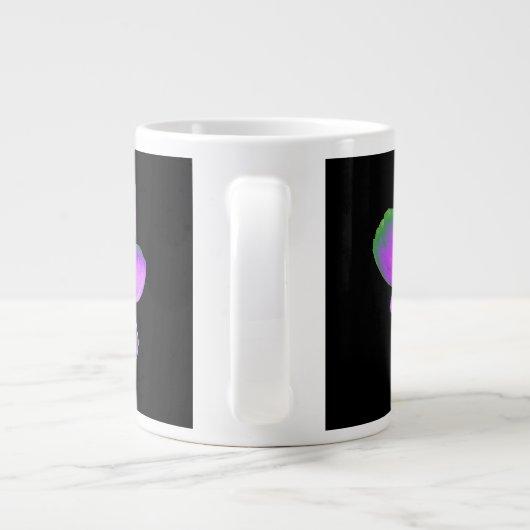 Hübsche Pansy Tasse (Rückseite)