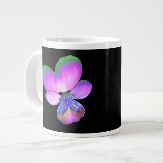 Hübsche Pansy Tasse (Vorderseite Links)