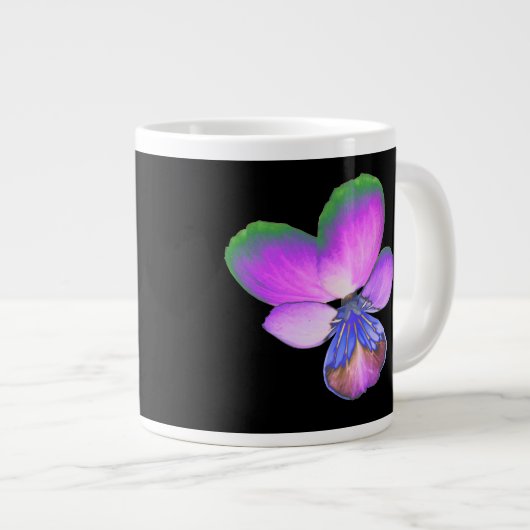 Hübsche Pansy Tasse (Vorderseite Rechts)