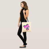 Hübsche Pansy Tote Bag Tragetasche (Vorderseite (Model))