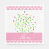 Hübsche Papierbücher für die Mama Serviette (Vorderseite)