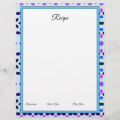 Hübsche Papierdesigns in Blau (Rückseite)