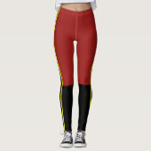 HÜBSCHE PARADE MAJORETTE-LEGGINGS nach Slipperywin Leggings (Vorderseite)