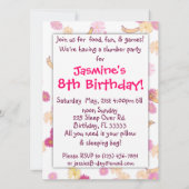 Hübsche Party Einladungen für Affenholz (Rückseite)