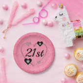 Hübsche Party Teller 21. (Party)