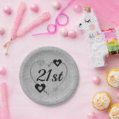 Hübsche Party Teller 21. (Party)