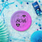 Hübsche Party Teller 80. (Party)