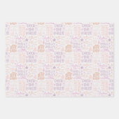 Hübsche Pasta Weihnachten Weihnachten Weihnachten Geschenkpapier Set (Vorderseite 2)