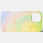 Hübsche Pastel Abstrakt Stilvolle Trendy Inspirivi Case-Mate iPhone Hülle (Rückseite (Horizontal))