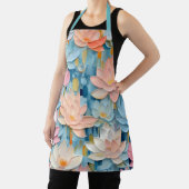 Hübsche Pastel-Aquarellfarben gestrichene Blume Schürze (InSitu)