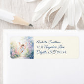 Hübsche Pastel Butterfly Faia im Blumengarten (Insitu)