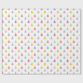 Hübsche Pastel F-15E Kampfflugzeug-Muster Geschenkpapier (Flach)