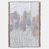 Hübsche Pastel-farbige Blume Decke (Vorderseite Vertikal)