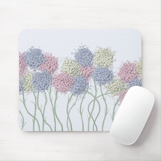 Hübsche Pastel-farbige Blume Mousepad (Mit Mouse)