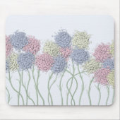Hübsche Pastel-farbige Blume Mousepad (Vorne)