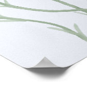 Hübsche Pastel-farbige Blume Poster (Ecke)