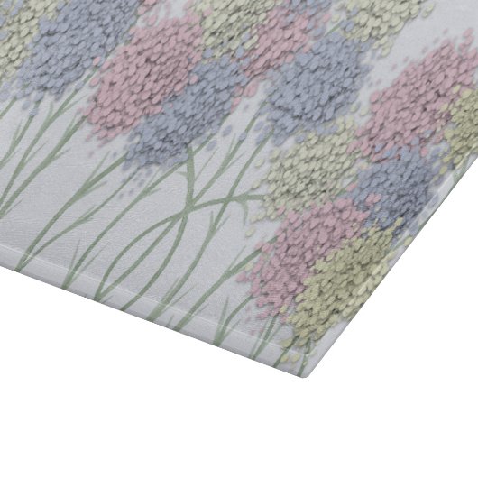 Hübsche Pastel-farbige Blume Schneidebrett (Ecke)