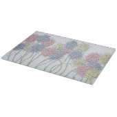 Hübsche Pastel-farbige Blume Schneidebrett (Ecke)