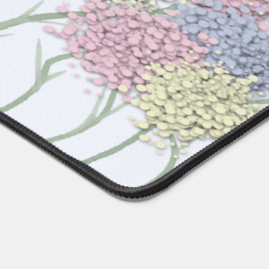 Hübsche Pastel-farbige Blume Schreibtischunterlage (Ecke)